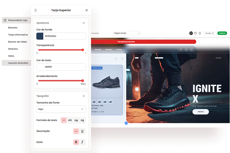 Editor de tema gratuito